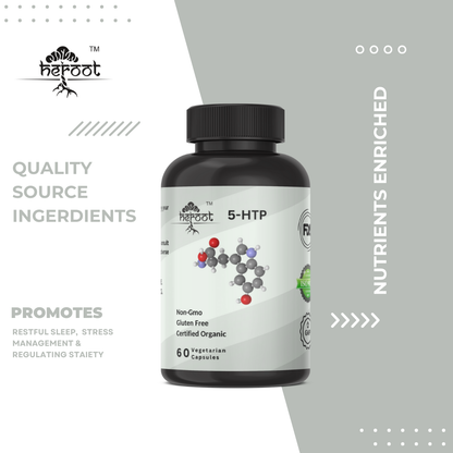 5-HTP 100mg - 60 Capsules | Promotes Relaxation | Supports Sleep, Stress Relief