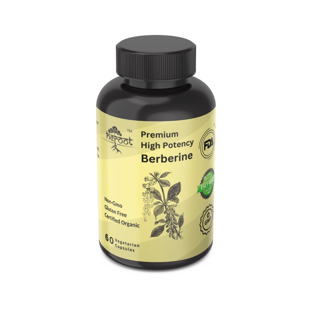 Berberine HCl with Banaba 500mg - 60 High Potency Capsules | Premium Quality