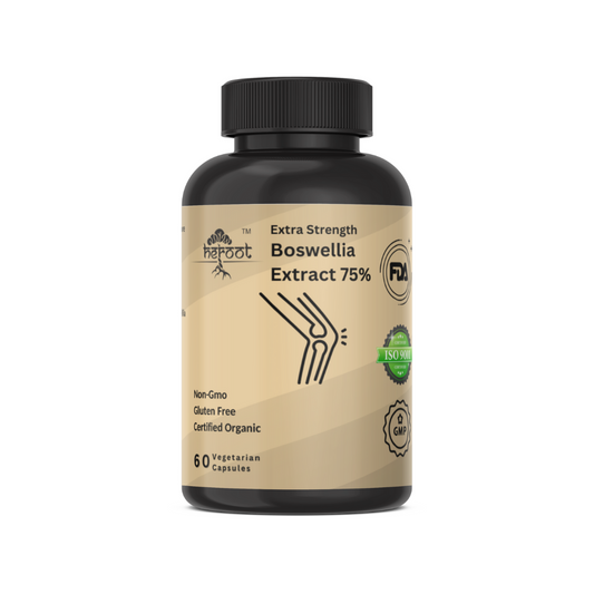 Boswellia Serrata Extract 75% - Extra Strength Immune System Support (60 Capsules)