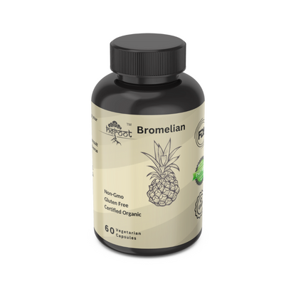 Bromelain 500mg (2400 GDU/gram) - 60 Capsules for Joint Support & Healthy Digestion | Pina Slim