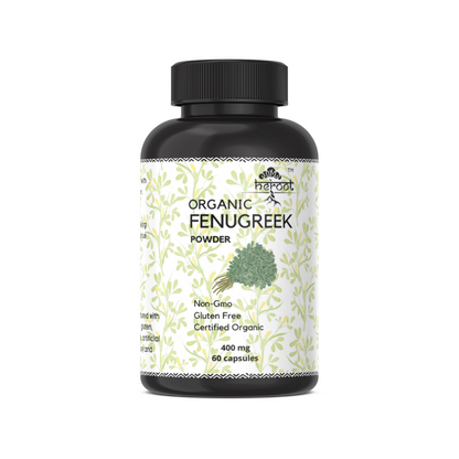 Organic Fenugreek 400mg - Supports Cholesterol Levels & Enhances Breast Milk Production