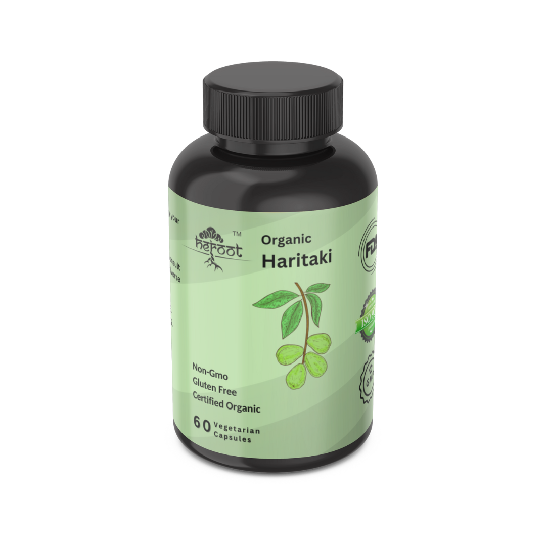 Organic Haritaki Powder 400mg (Terminalia Chebula) - Supports Healthy Weight Loss & Boosts Immunity