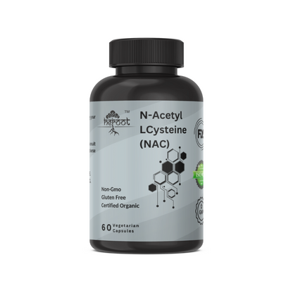 N-Acetyl L-Cysteine (NAC) 500mg - 60 Max Strength Veg Capsules | Powerful Antioxidant Supplement