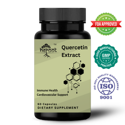 Quercetin 95% Extract - 500mg | Supports Immune Health & Cardiovascular Function