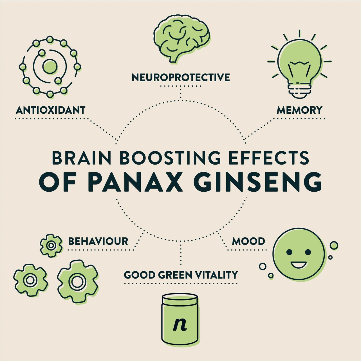 Pure Korean Red Panax Ginseng Extract Root Powder - 5% Ginsenosides