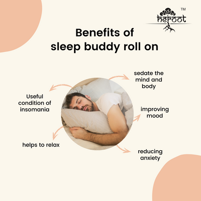 Sleep Buddy Essential Oil Roll-On for Better Sleep | Lavender, Roman Chamomile, Vetiver