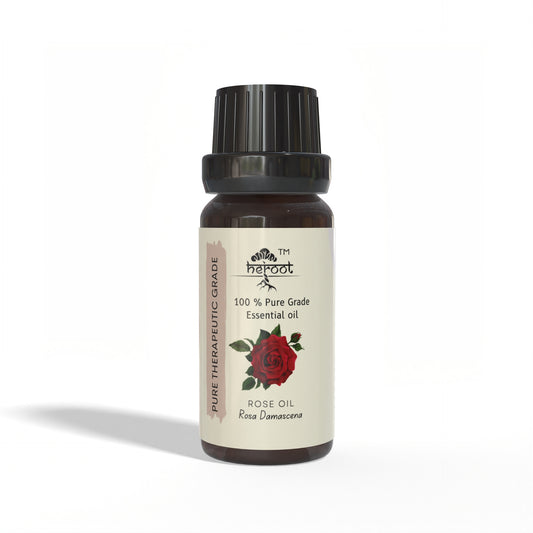 100% Pure Rose Essential Oil - Natural Therapeutic Grade for Mental Fatigue and Anxiety