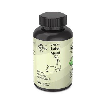 Organic Safed Musli 500mg (Chlorophytum Borivilianum) - Natural Testosterone Booster