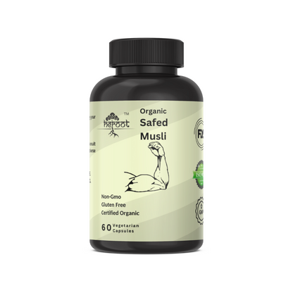 Organic Safed Musli 500mg (Chlorophytum Borivilianum) - Natural Testosterone Booster