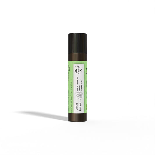 Upset Stomach Relief Essential Oil Roll-On | Peppermint, Cardamom, Ginger, Clove