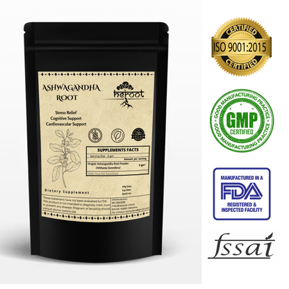 Pure Organic Ashwagandha Powder (Indian Ginseng) - Raw, Non-GMO, Bulk Supply