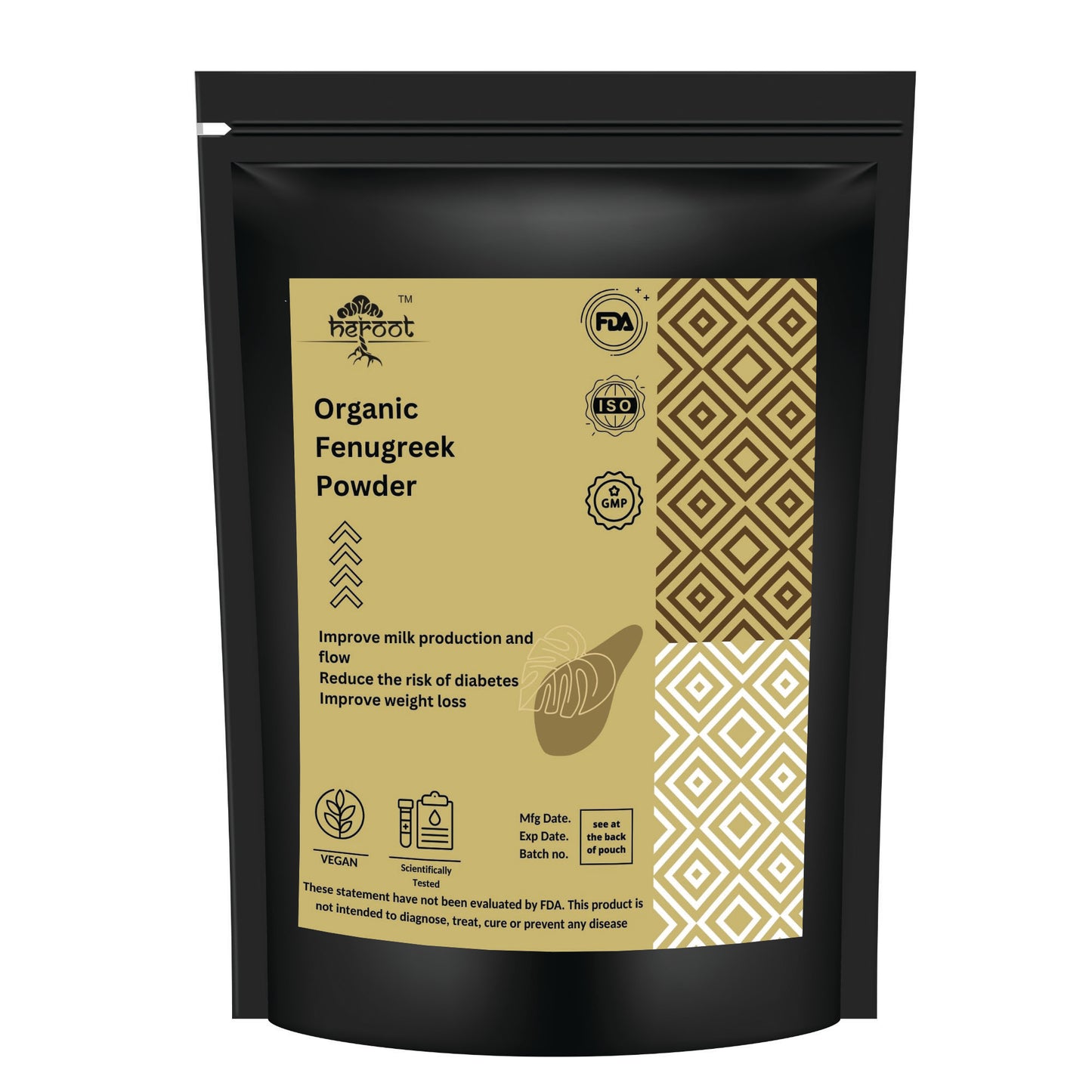 Fenugreek Seed Powder - Ground Trigonella Foenum-Graecum (Methi) Bulk