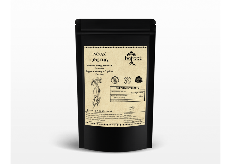 Pure Korean Red Panax Ginseng Extract Root Powder - 5% Ginsenosides