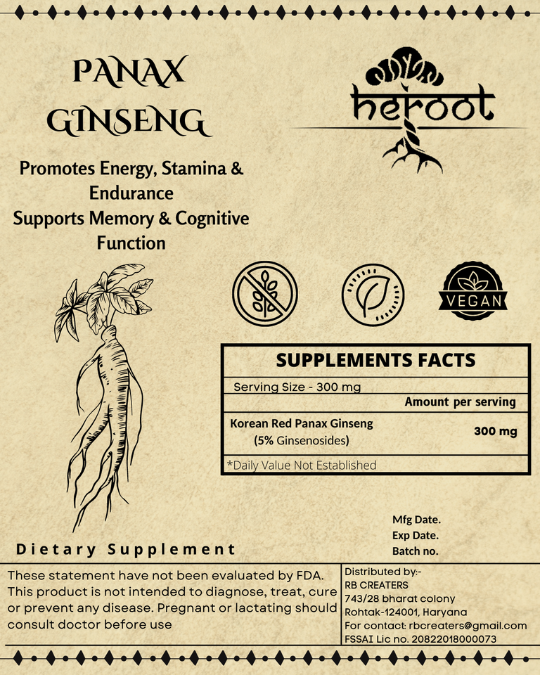 Pure Korean Red Panax Ginseng Extract Root Powder - 5% Ginsenosides