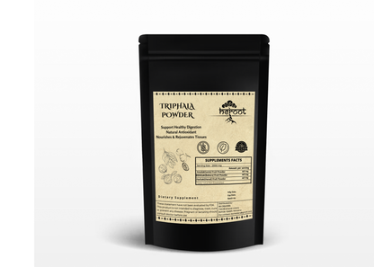 Organic Triphala Powder - Body Detox with Amla, Haritaki, and Bibhitaki for Healthy Digestion"